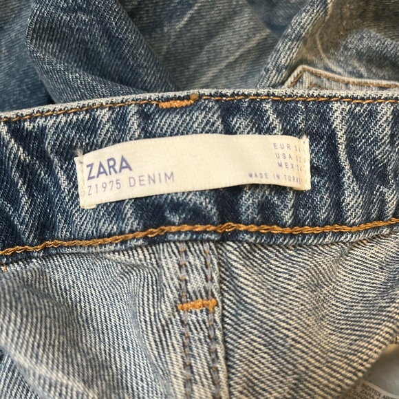 zara ripped blue jeans - Picture 2 of 4